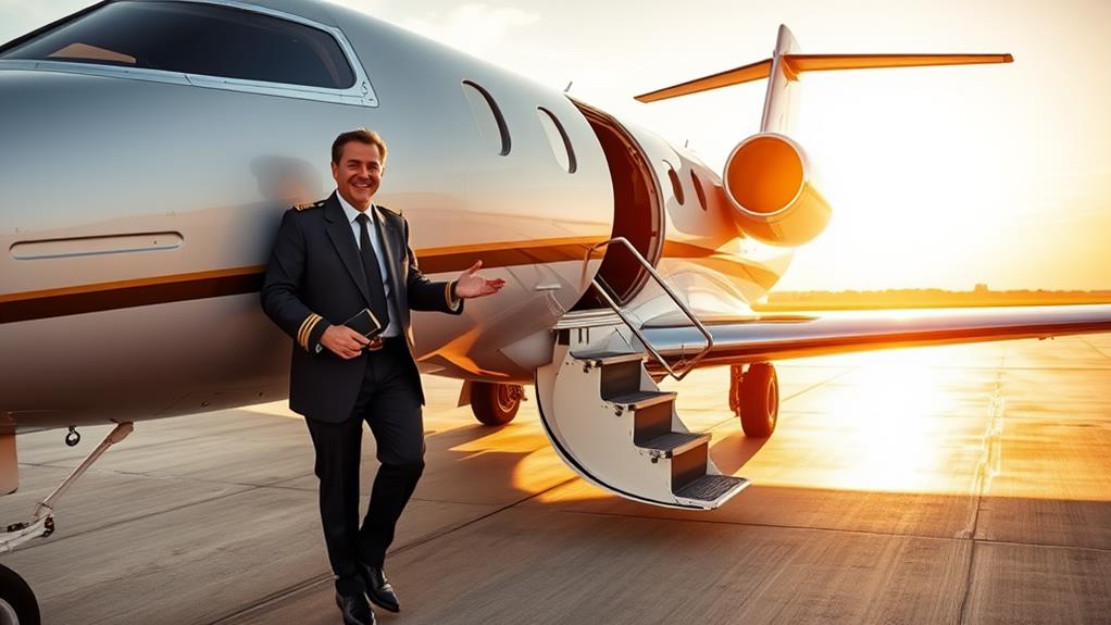 arrange private air travel