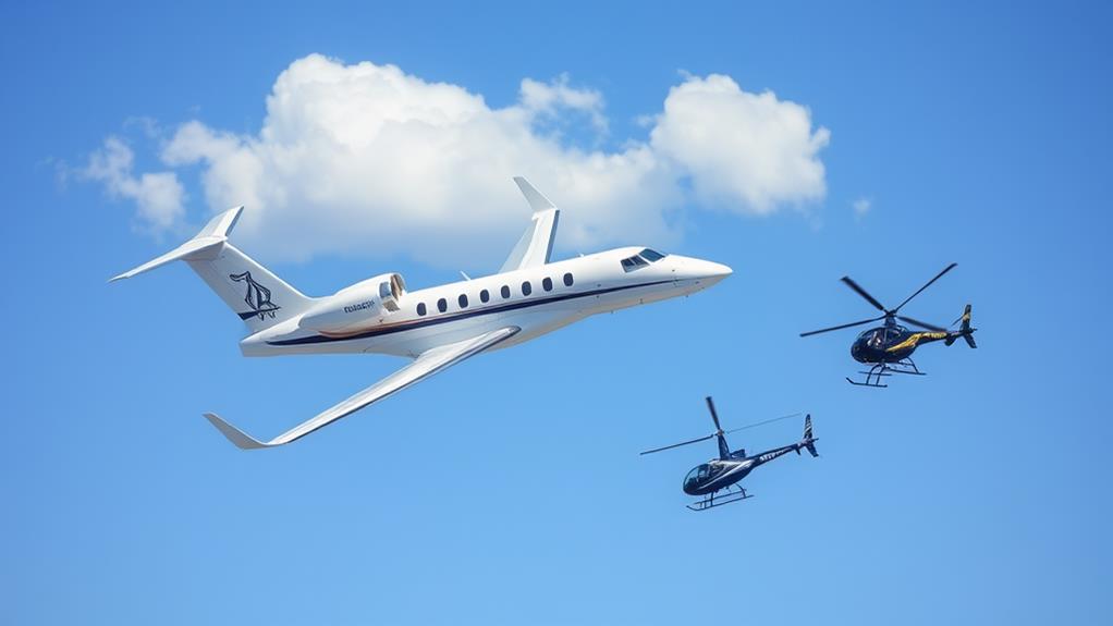 explore private jet options