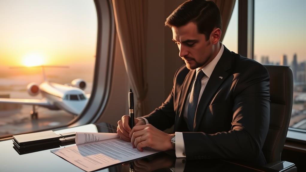 finalize business agreement terms