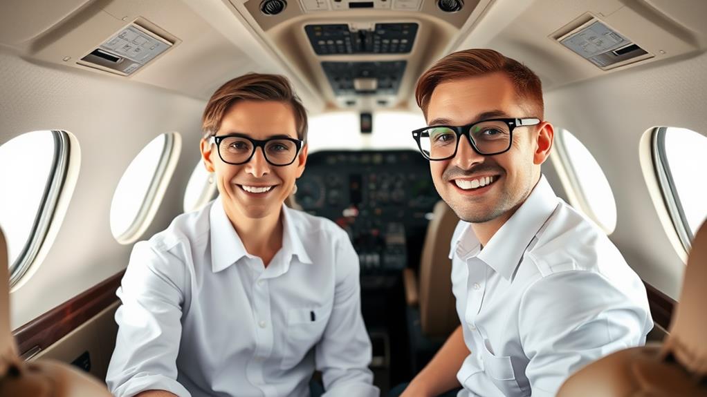 pilots for luxury travel