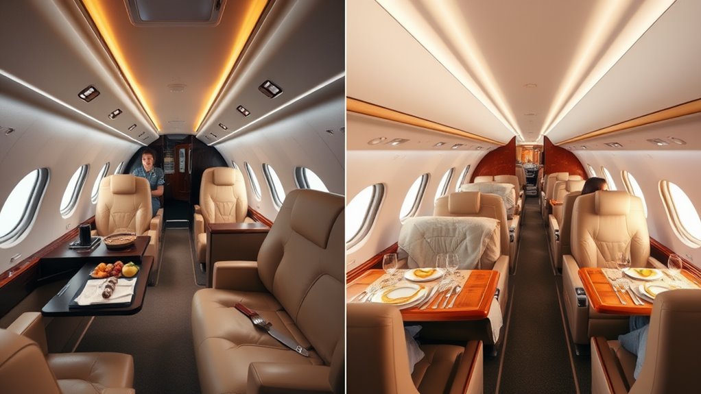 personalized private jet experience